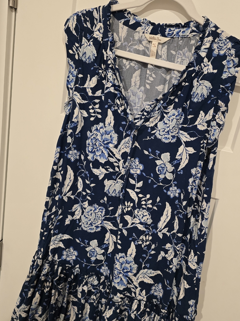 Matilda Jane Navy and White Floral Dress